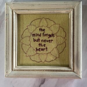 PRIMITIVES BY KATHY SMALL STITCHERY FRAMED ART